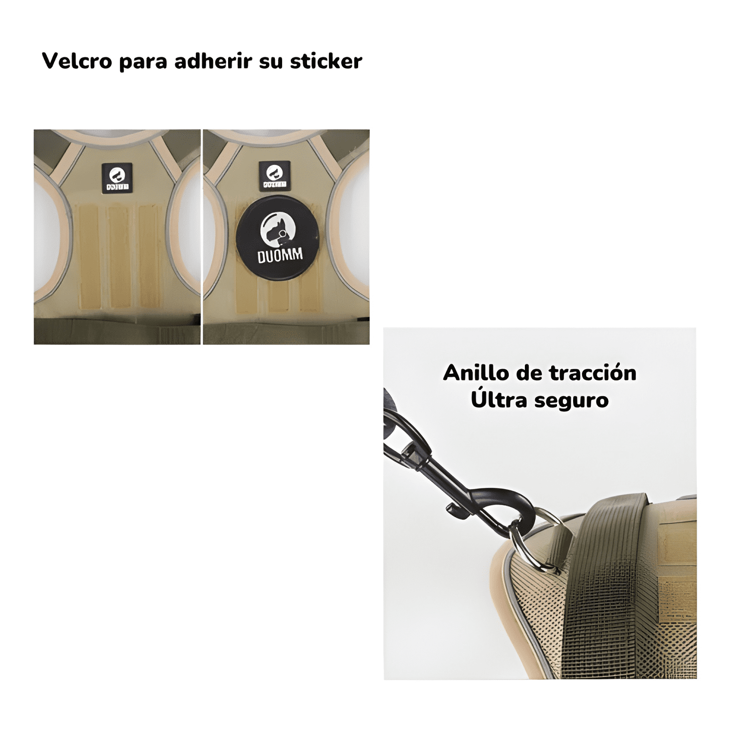 Arnés para perro ajustable con correa reflectantes s Rojo #2-3
