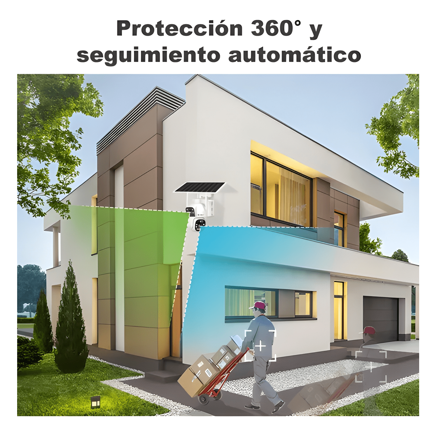 Genbolt® Cámaras de Vigilancia Wifi Solar Exterior-3