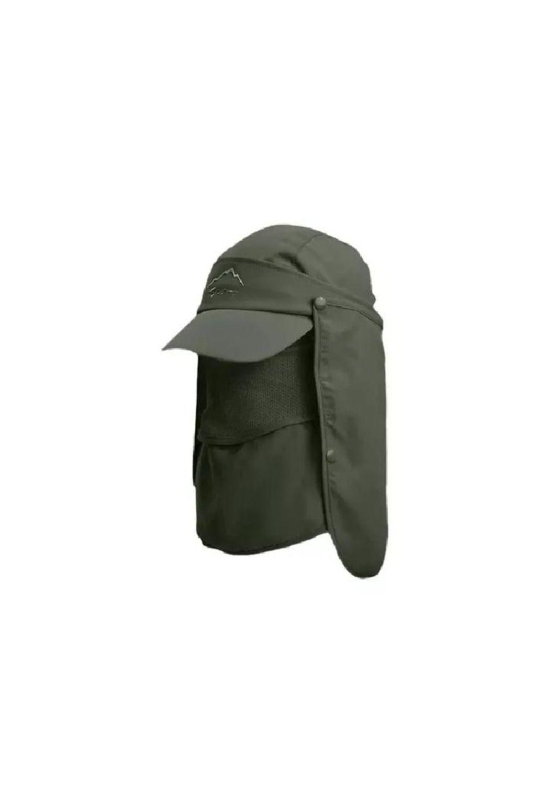 Gorro Visera para el Sol 4 en 1 Uso Diario Verde-0