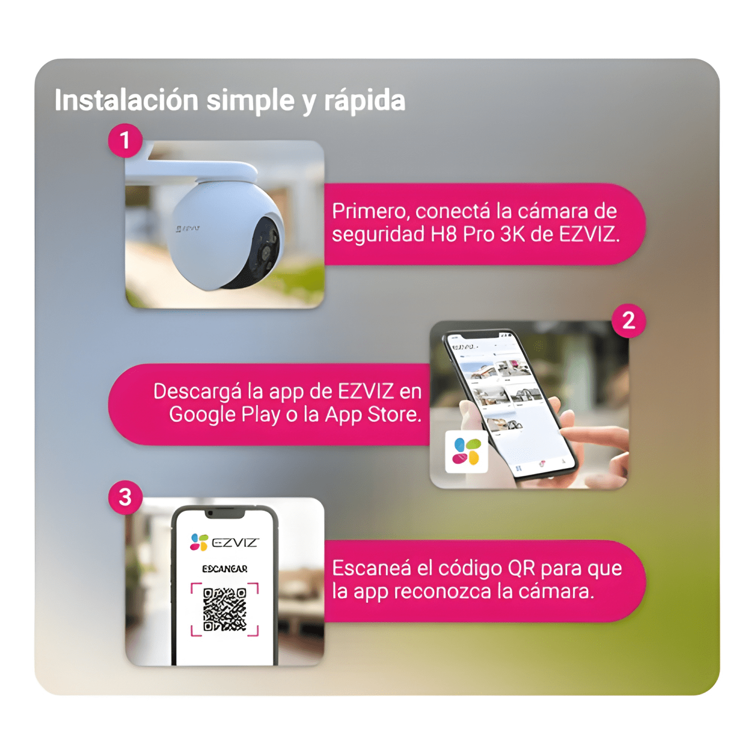 Cámara de Seguridad Wifi h8 Pro 3k Deteccion de Personas /-4