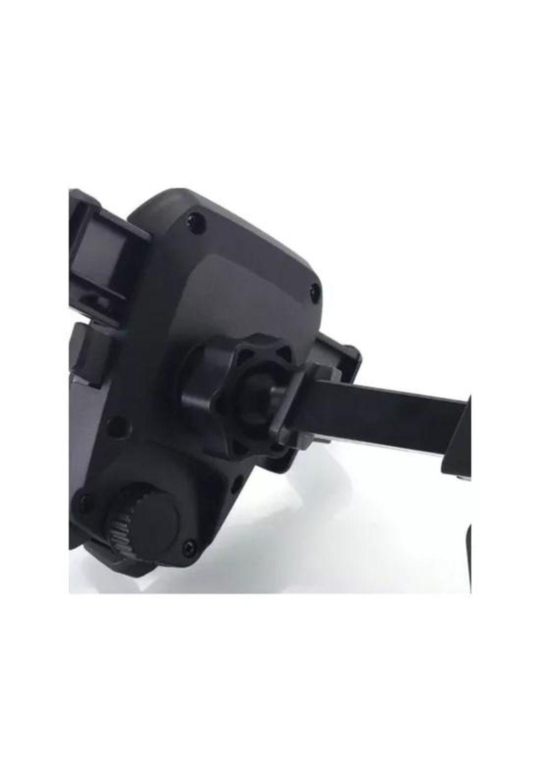 Porta celular GPS para auto, parabrisas ajustable, color negro-2