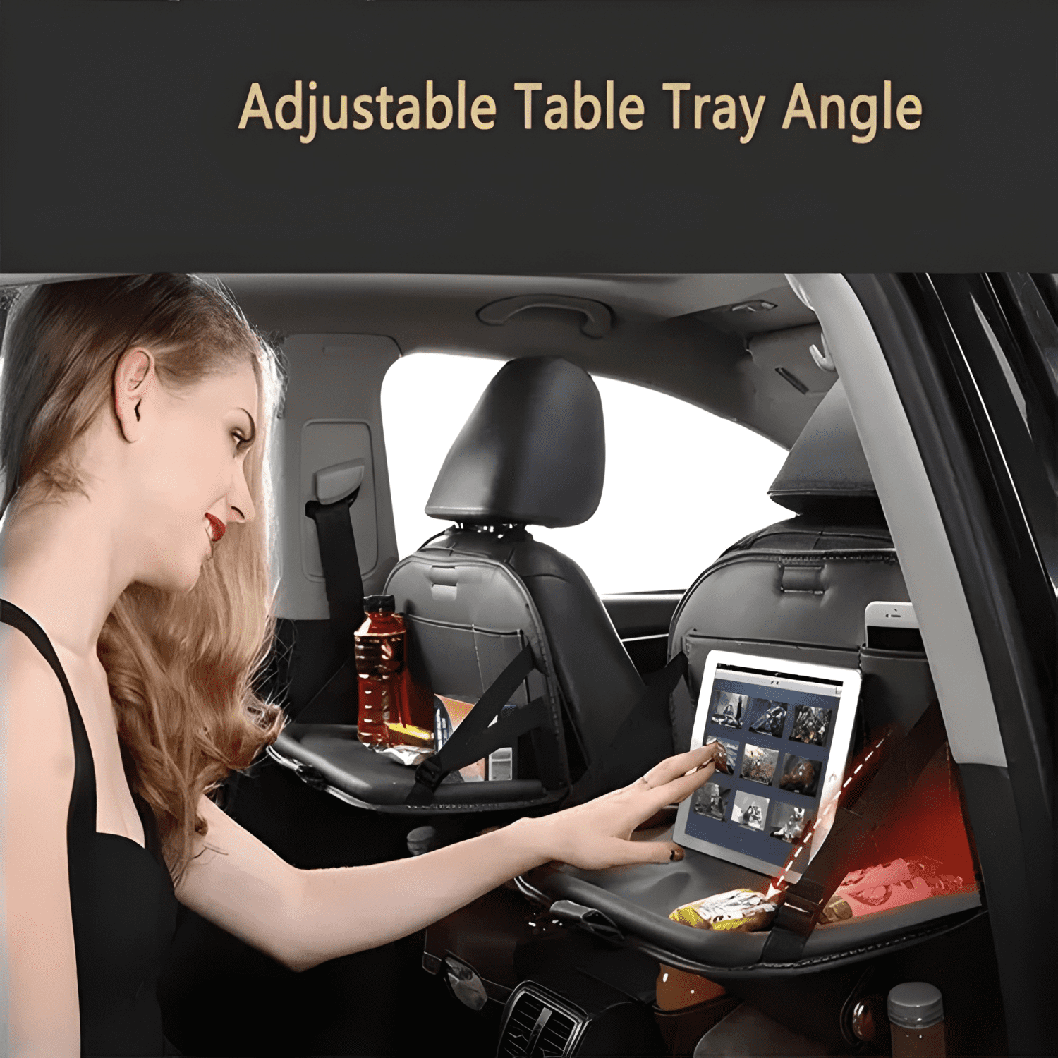 X2 Ecocuero Organizador Auto Respaldo De Asiento Portav #634-1