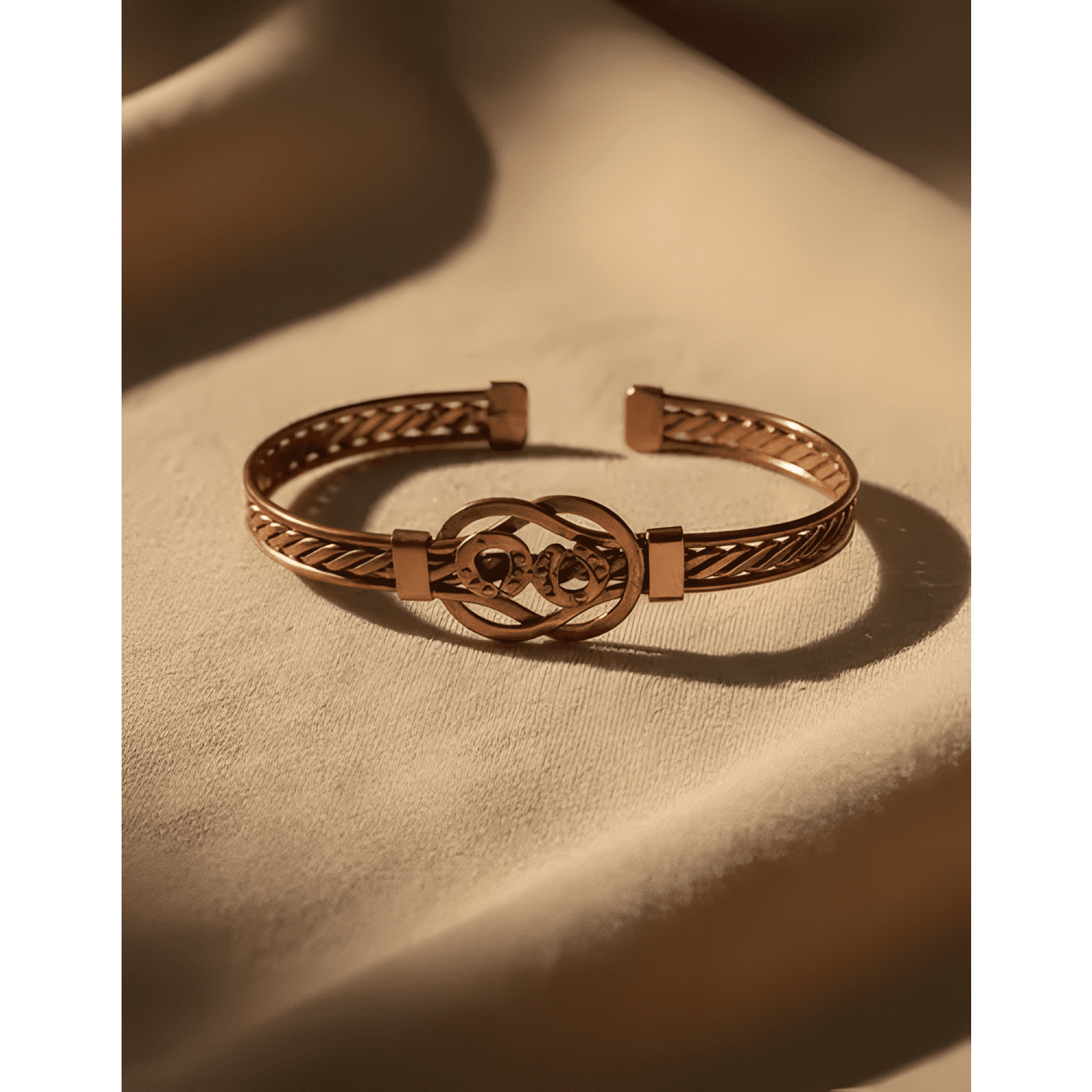 Pulsera de cobre puro herradura terapéutica artritis dolor-3
