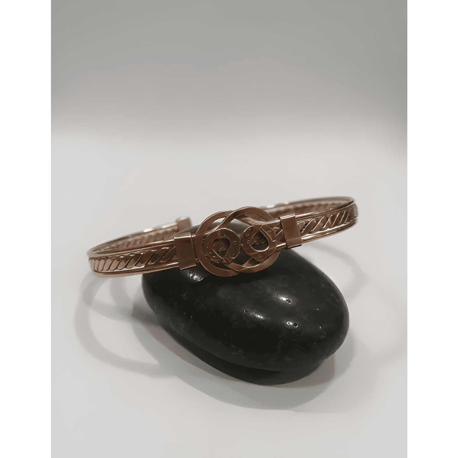 Pulsera de cobre puro herradura terapéutica artritis dolor-4