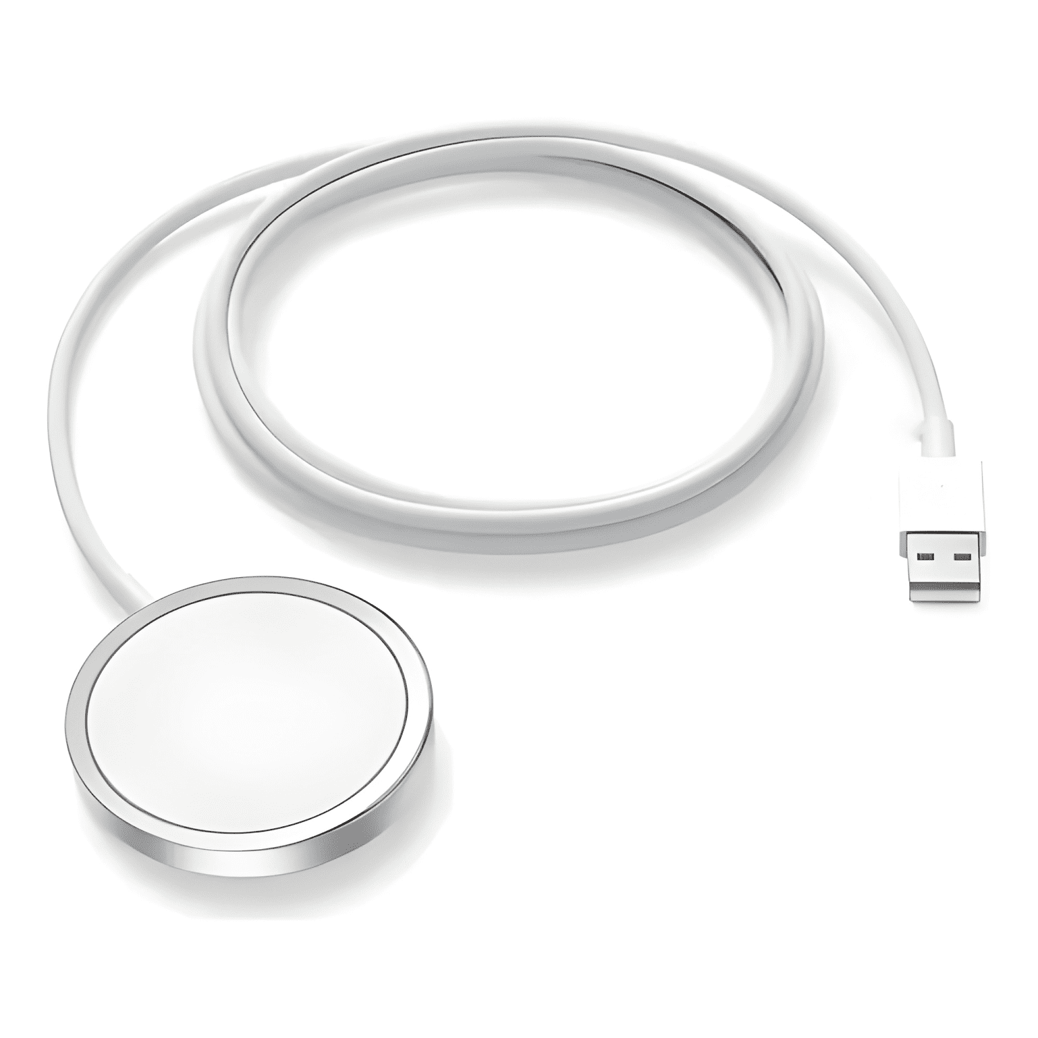 Cargador magnético inalámbrico compatible magsafe 15w Blanco-2