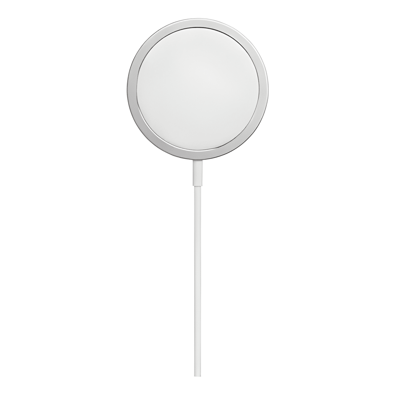 Cargador magnético inalámbrico compatible magsafe 15w Blanco-3