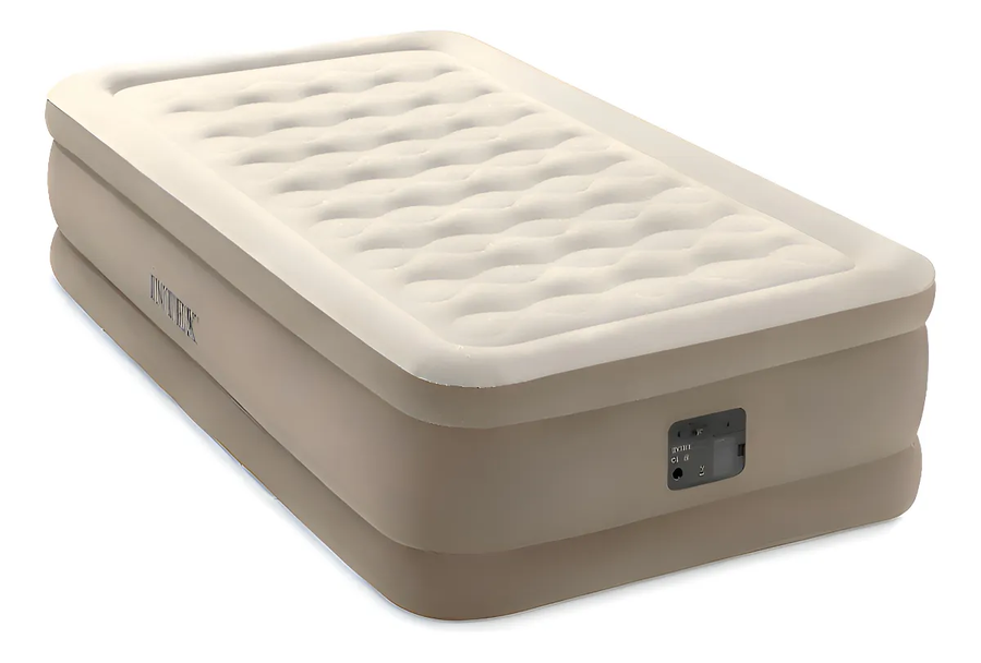 Colchon Inflable Intex Dura Beam Plus 99x191x46 Electrico-0
