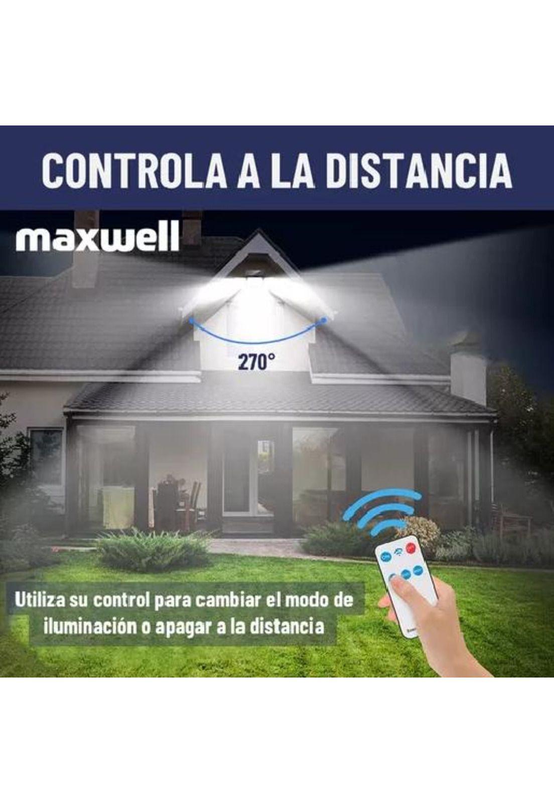 Foco led solar exterior Maxwell sensor 4 direcciones control-6
