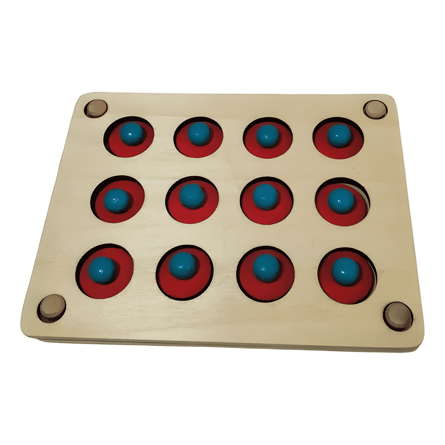 Juego didactico memorice chess de madera juguete para niño-2