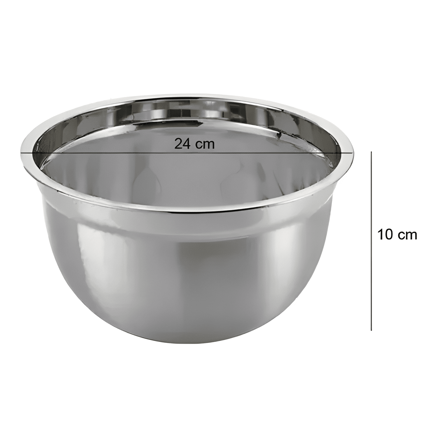 Pack 4 bowls cocina repostería 20,24,28,32 CM Plateado #2-2