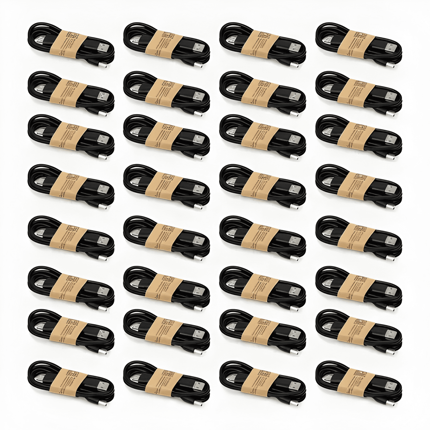 Pack 20 cables micro USB por mayor aj shop Blanco-3
