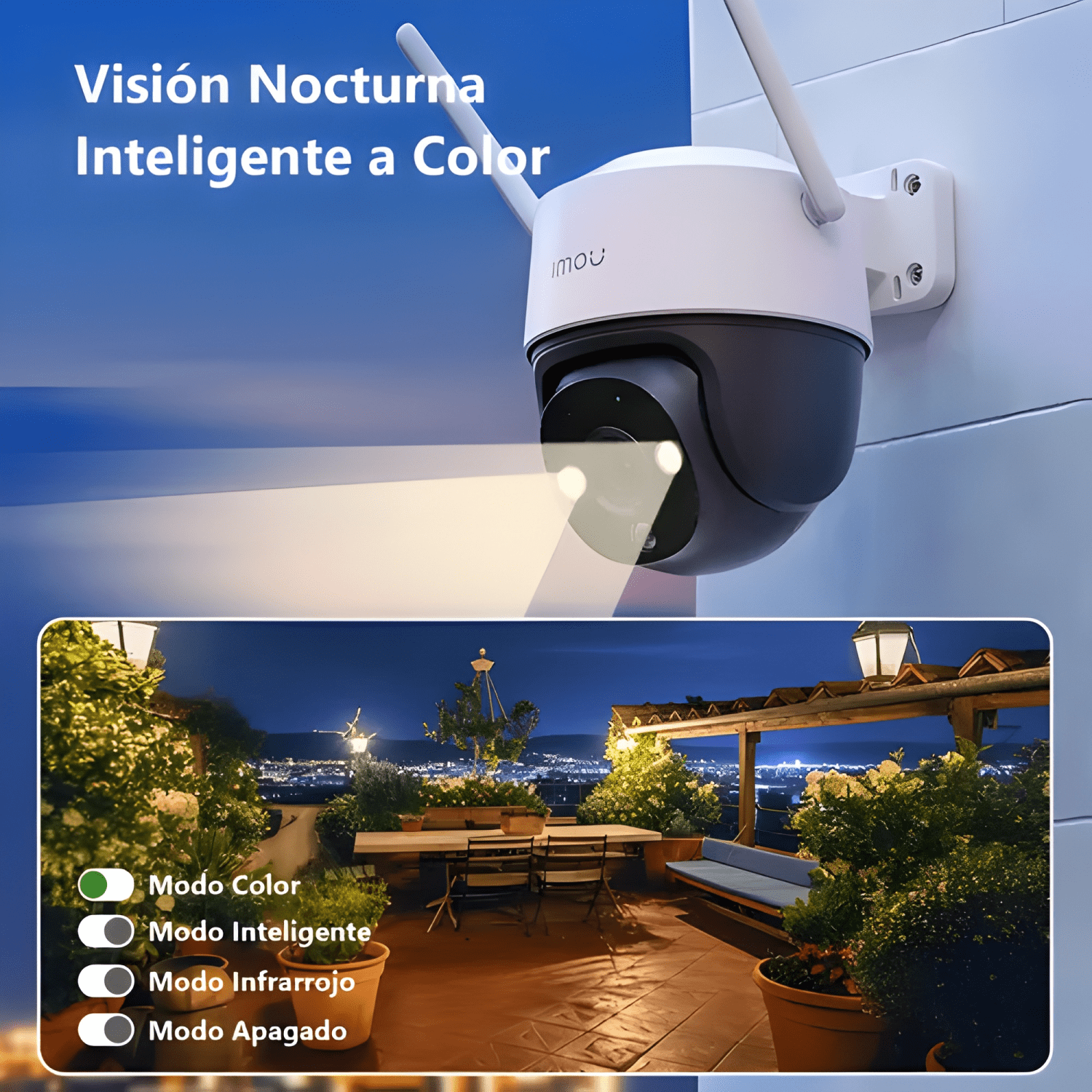 Camara de Seguridad Wifi Mini Ptz Imou Cruiser Se+ Blanco-4