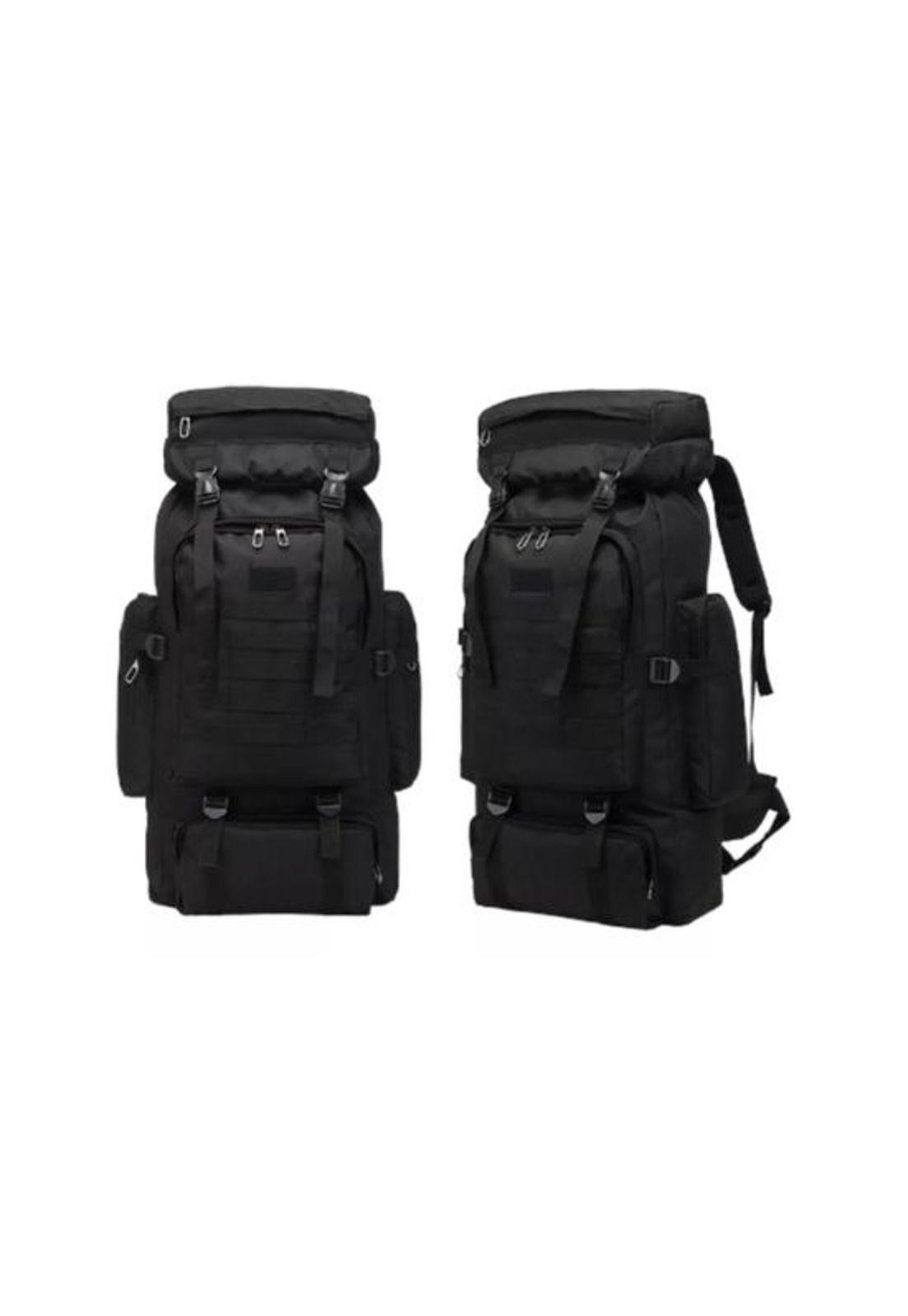 Mochila de campaña 80L color negro-2