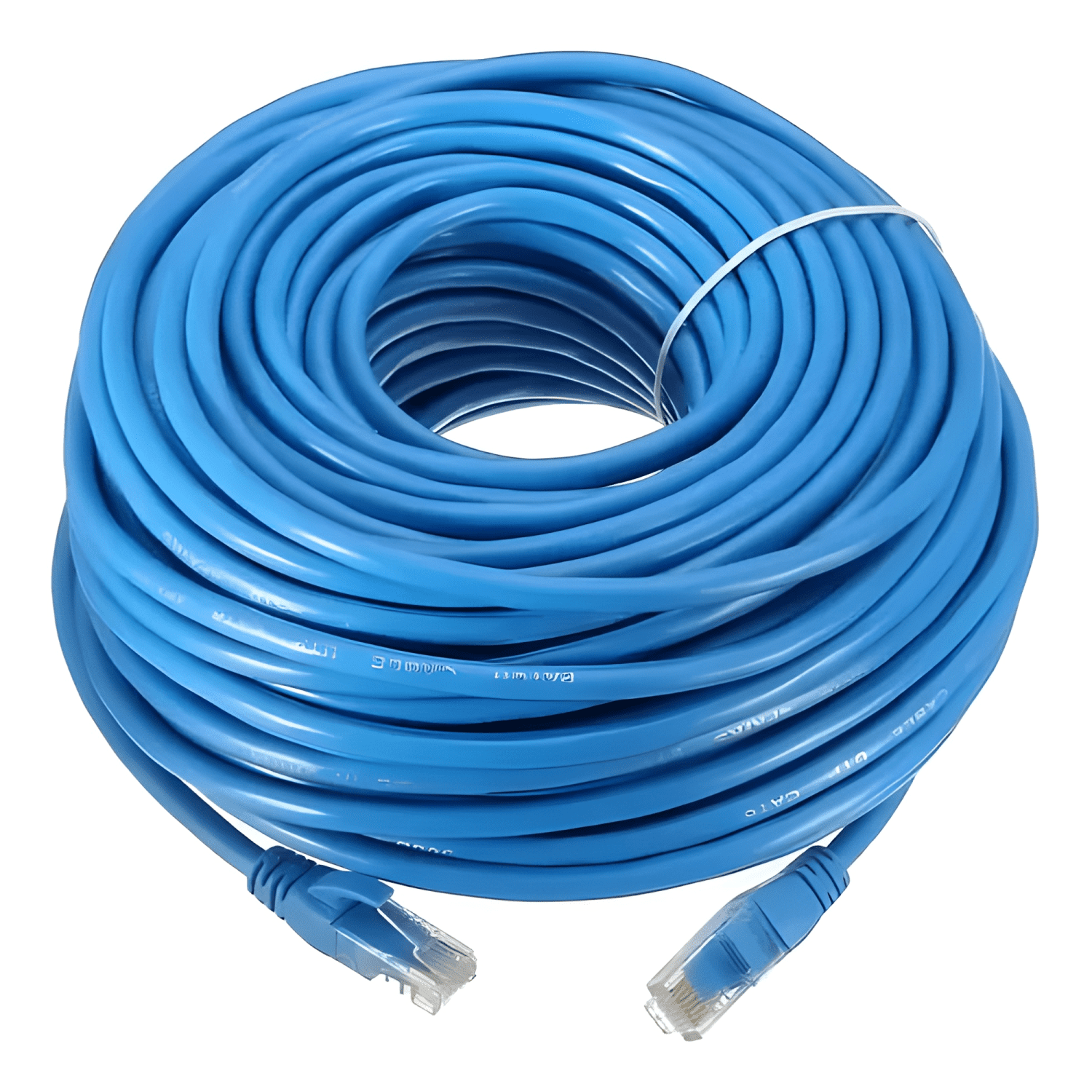 50 Metros Cable Red Cat 6 Utp Rj45 Cat6 Cober Azul-1