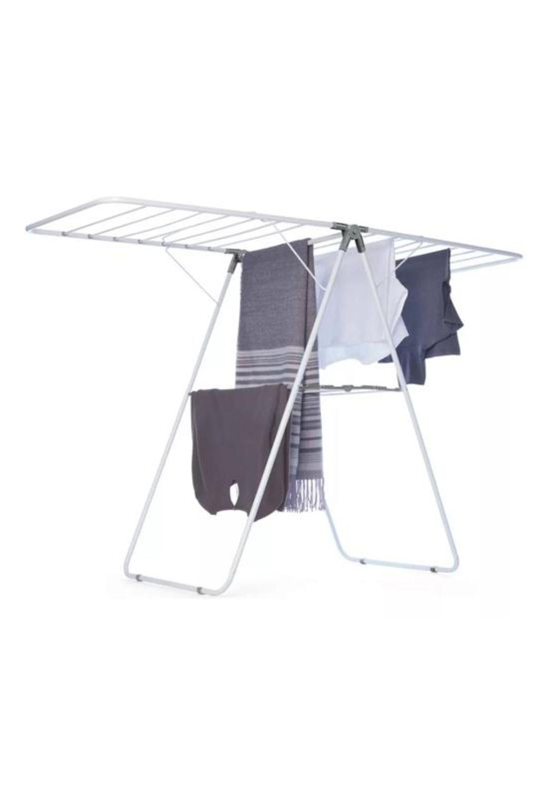 Tendedero plegable 156.5x58.5x95cm Blanco-3