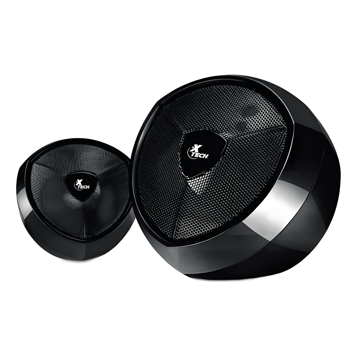 Parlantes ikonic xts-111 2 0 5w usb escritorio Negro-2