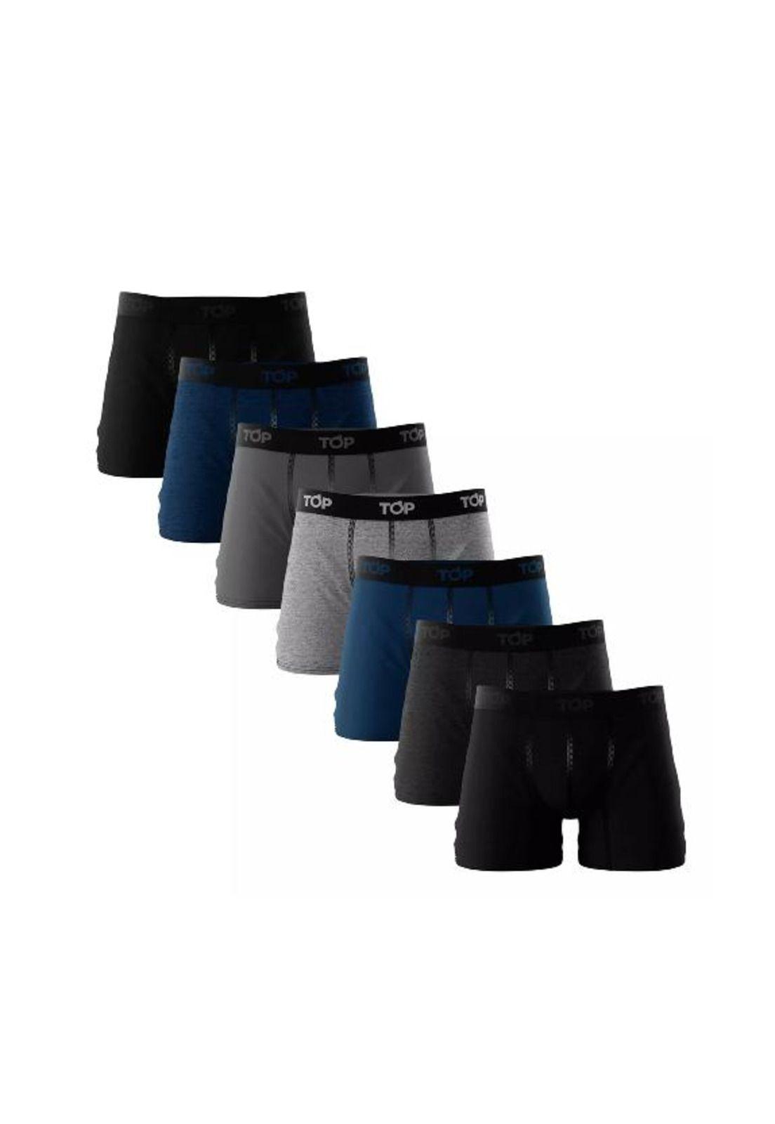 Bóxer medio algodón talla XL, pack de 7, C5 Top-2