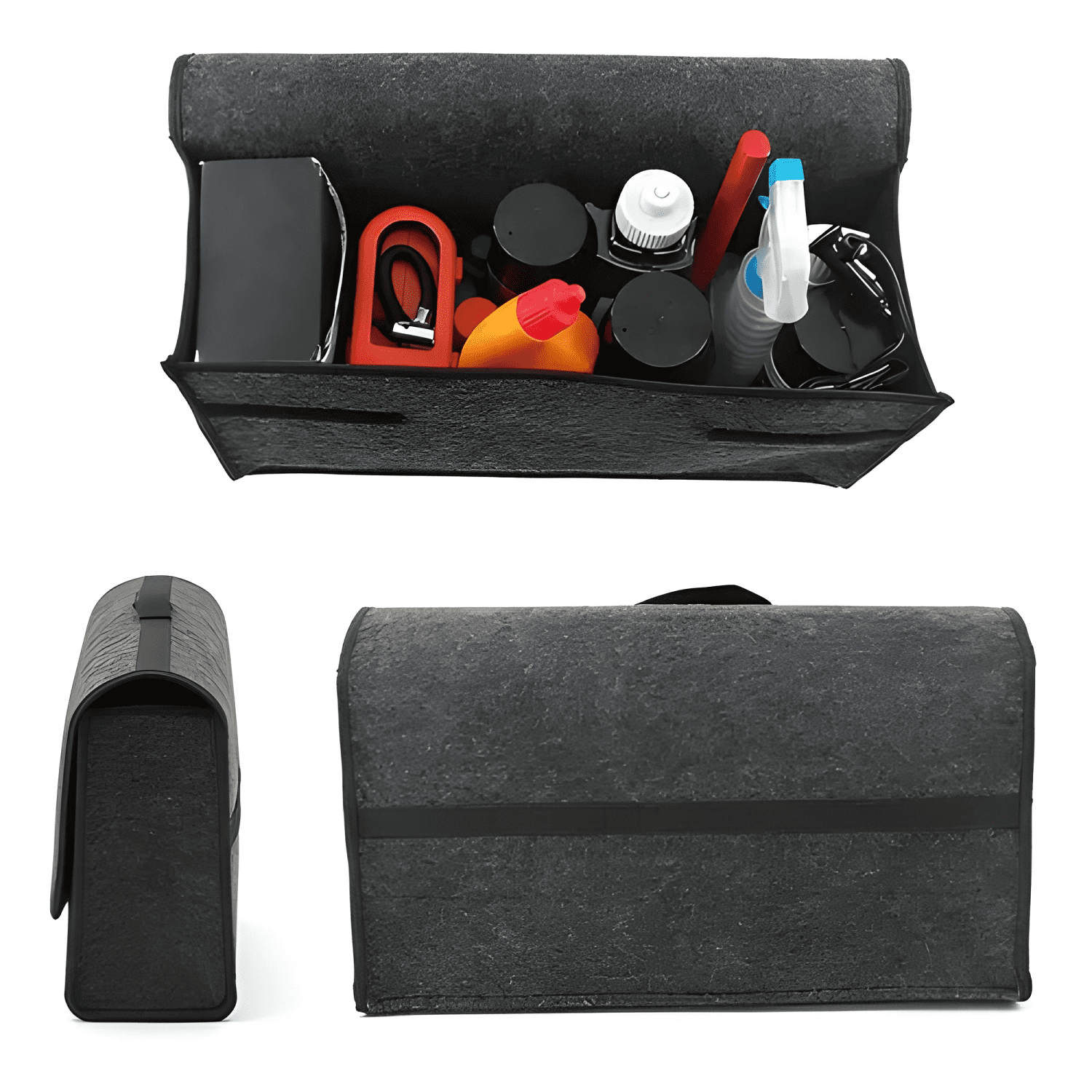 Bolso Maletin Organizador Alfombra Maletero Auto Organi #740-0