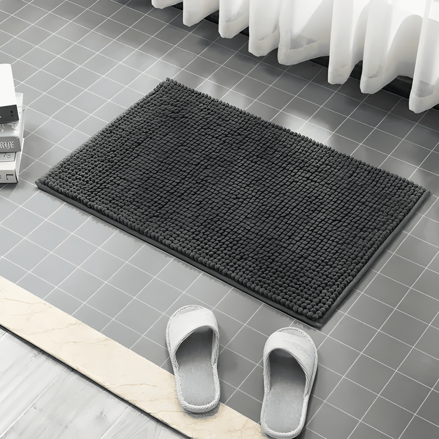 Tapete Alfombrilla De Baño Super Absorbente Piso Tina #7-2