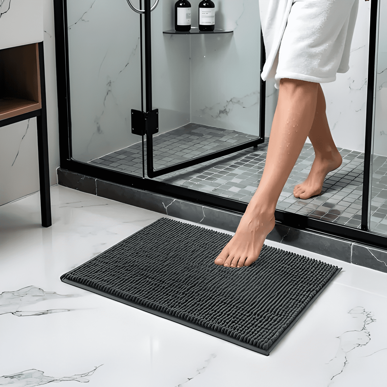 Tapete Alfombrilla De Baño Super Absorbente Piso Tina #7-4