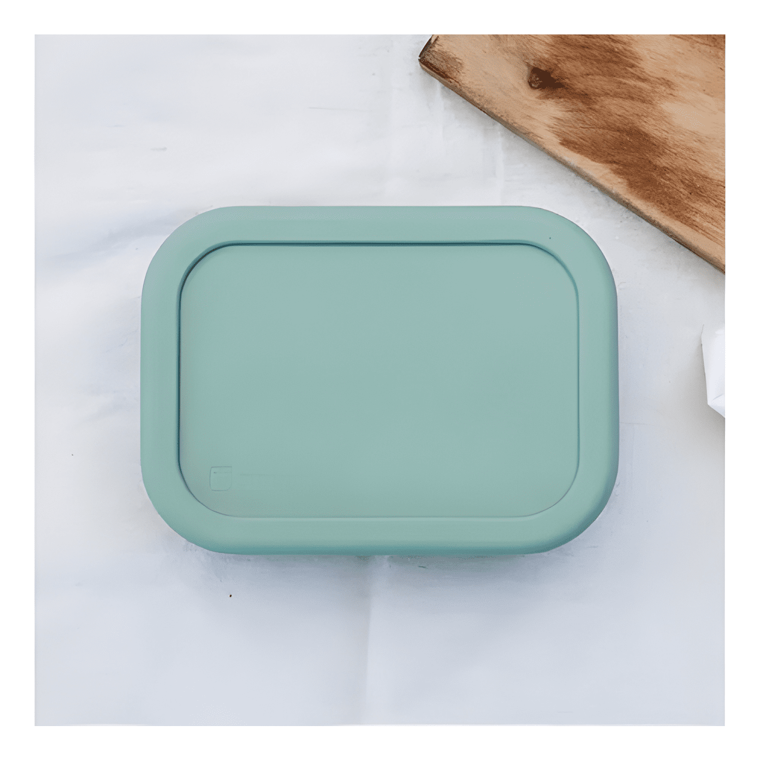 Tupper plástico hermético bento box, verde-2