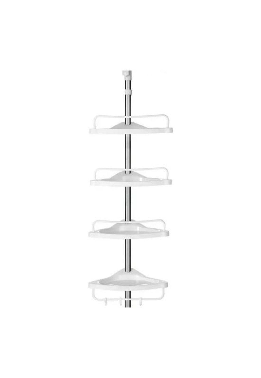 Organizador esquinero ducha baño multiuso 4 pisos ajustable-3