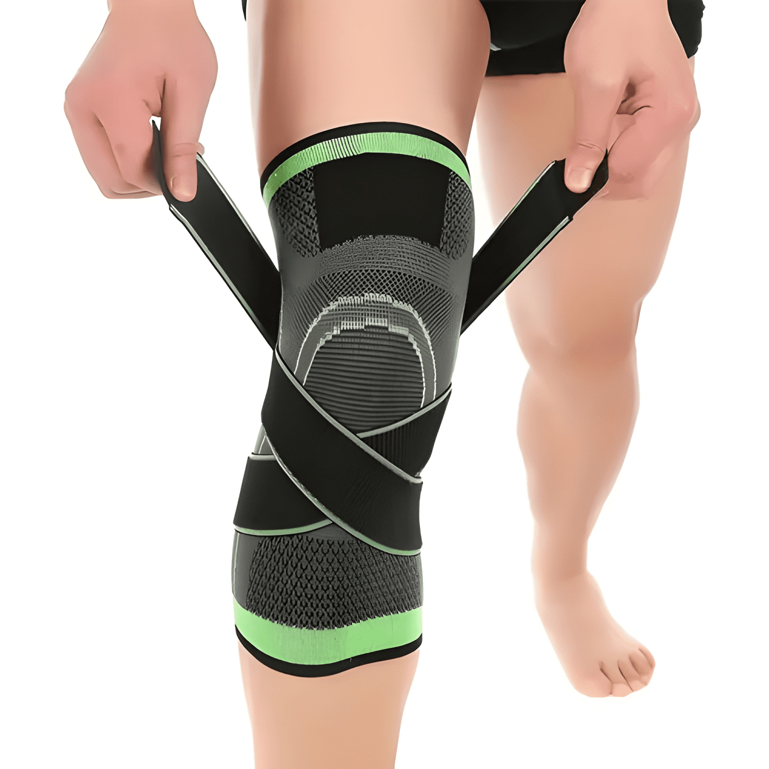 Venda elástica para rodilla con velcro ajustable #1-0