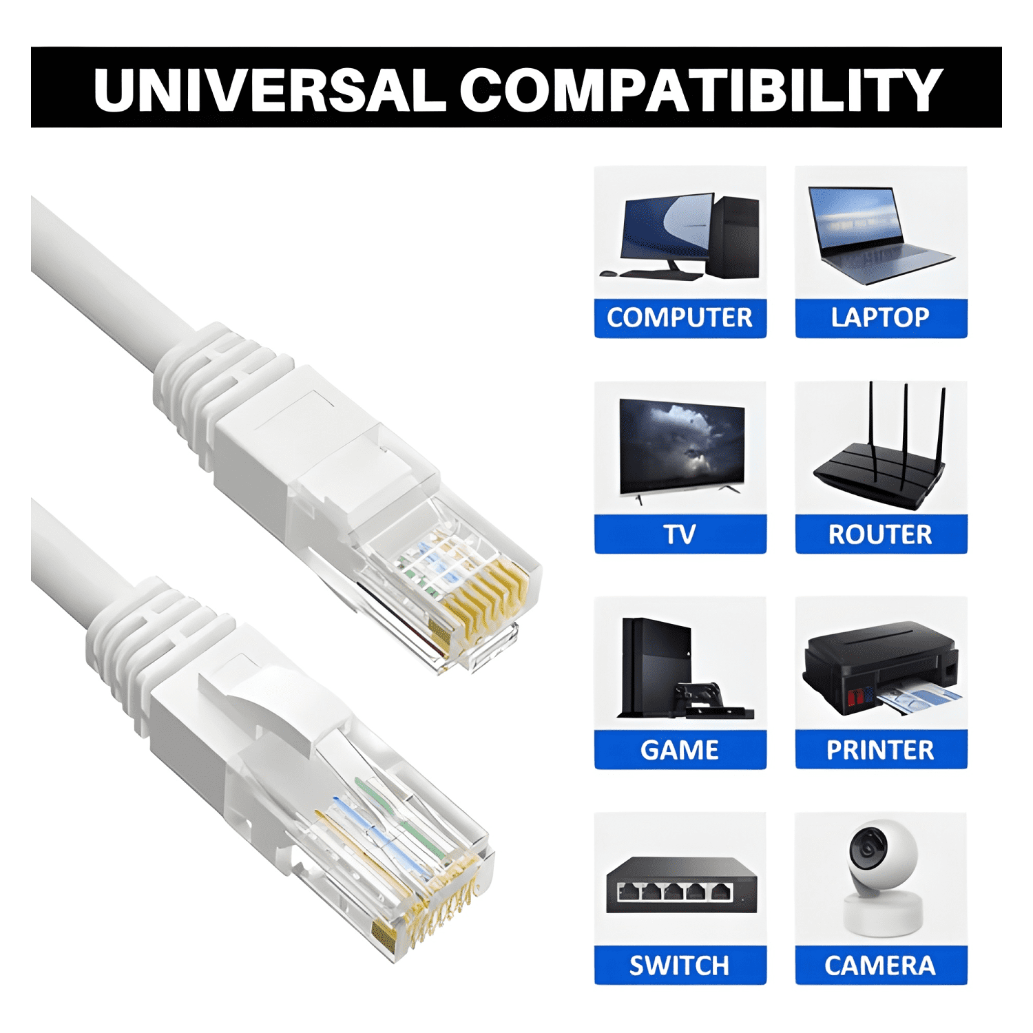 Cable Utp Cat 5e Rj45 Armado 20 Metros #1-4