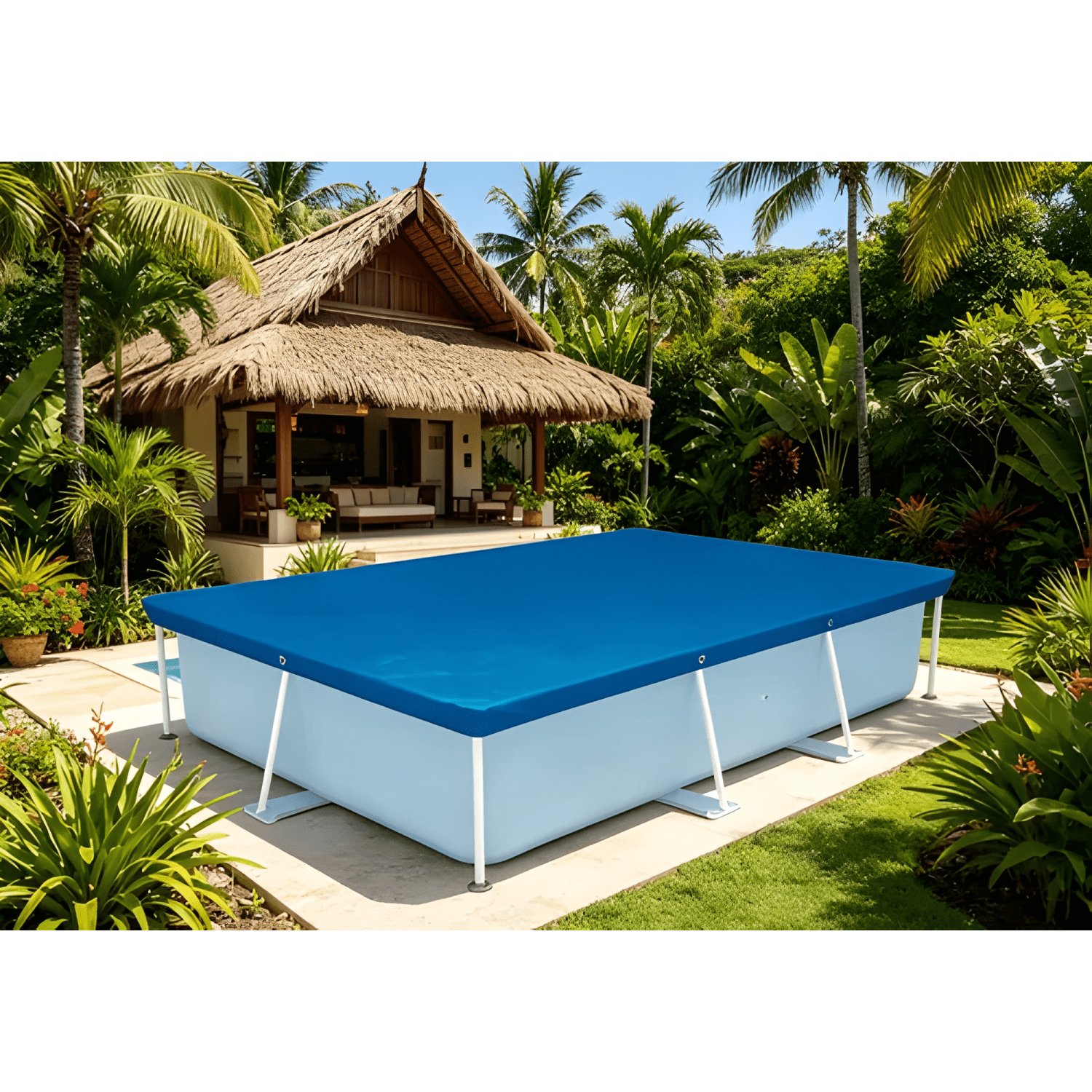 Cobertor cubre piletas estructurales 2,64 x 1,74 m #1-1