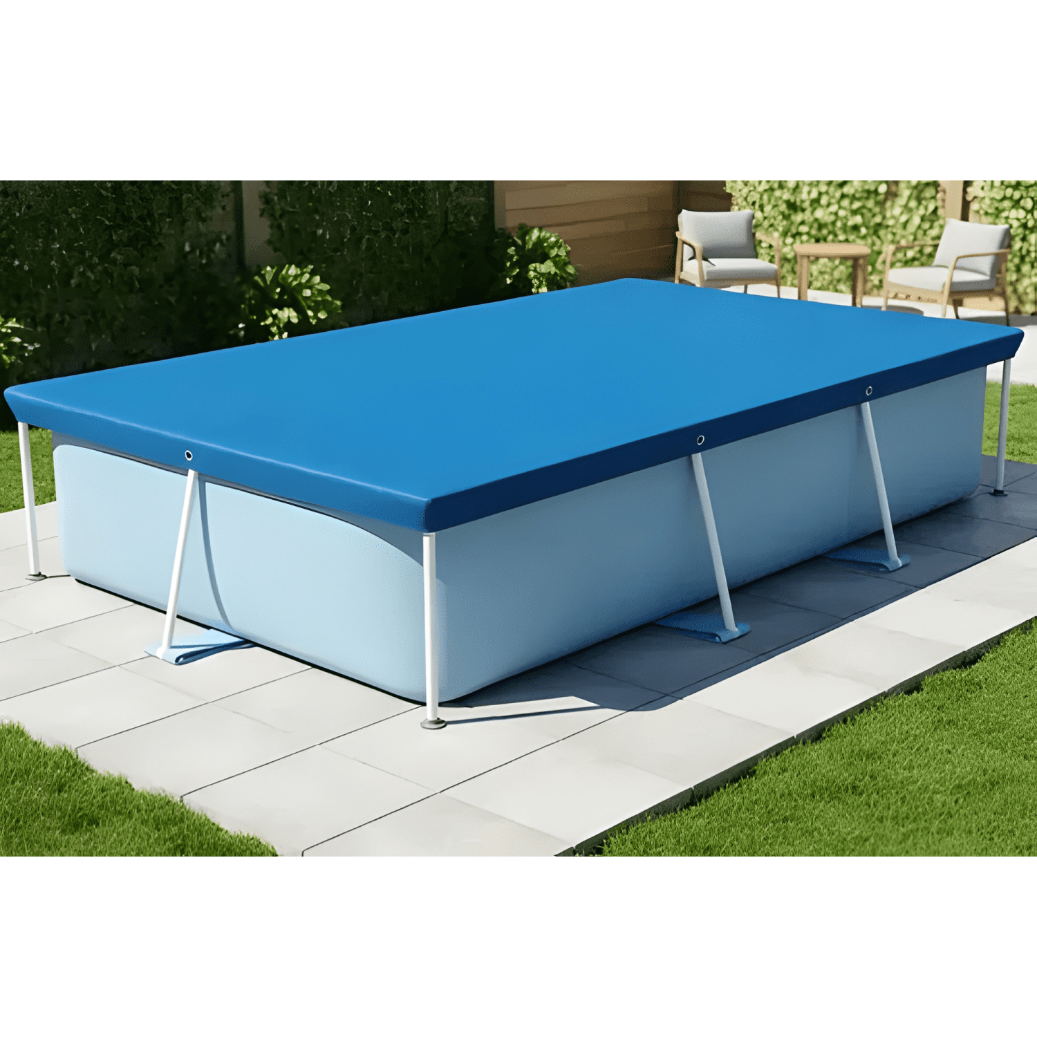 Cobertor cubre piletas estructurales 2,64 x 1,74 m #1-3