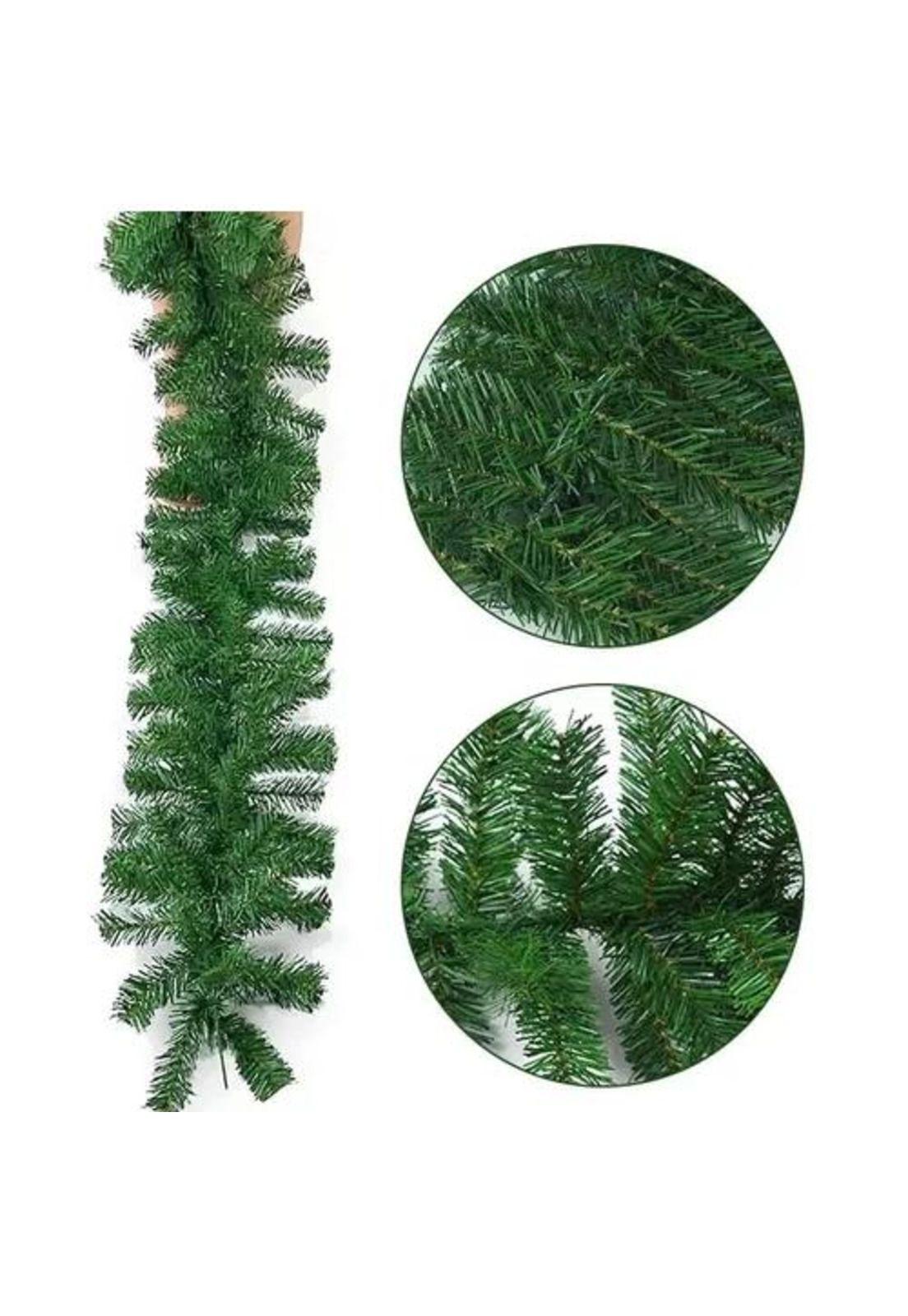 Guirnalda de Navidad abeto colgante decorativa color verde-3