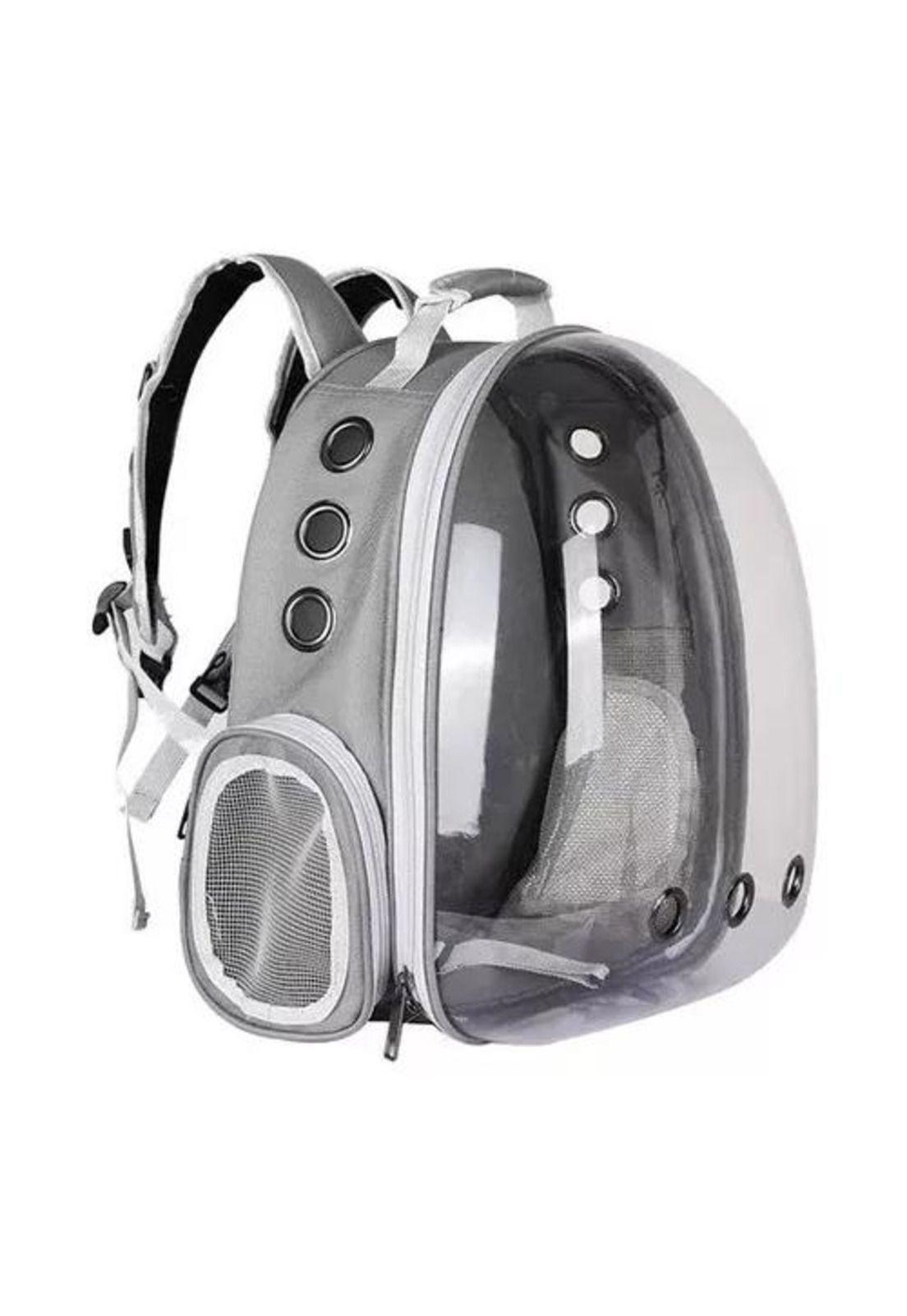 Bolsa de viaje para gatos mochila transparente mascotas negro-3