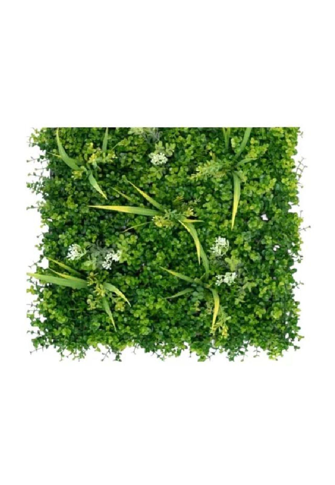 8 Malla 60x40cm Pasto Trébol Alfombrilla Artificial Floreada-1