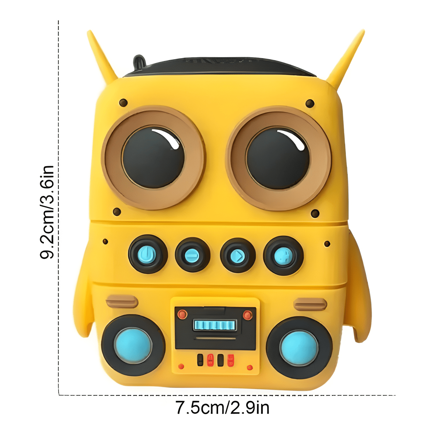 Parlante robot mini inalambrico bluetooth resistente agua-3