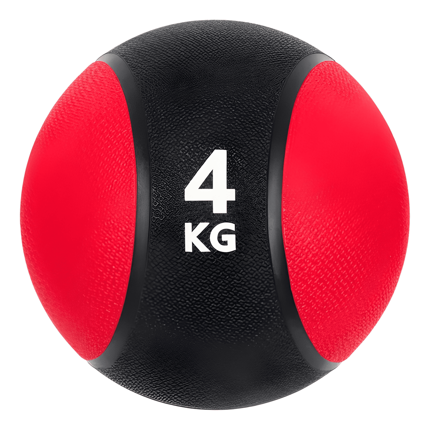 Balón medicinal 4kg con rebote para entrenamiento Negro #2-0
