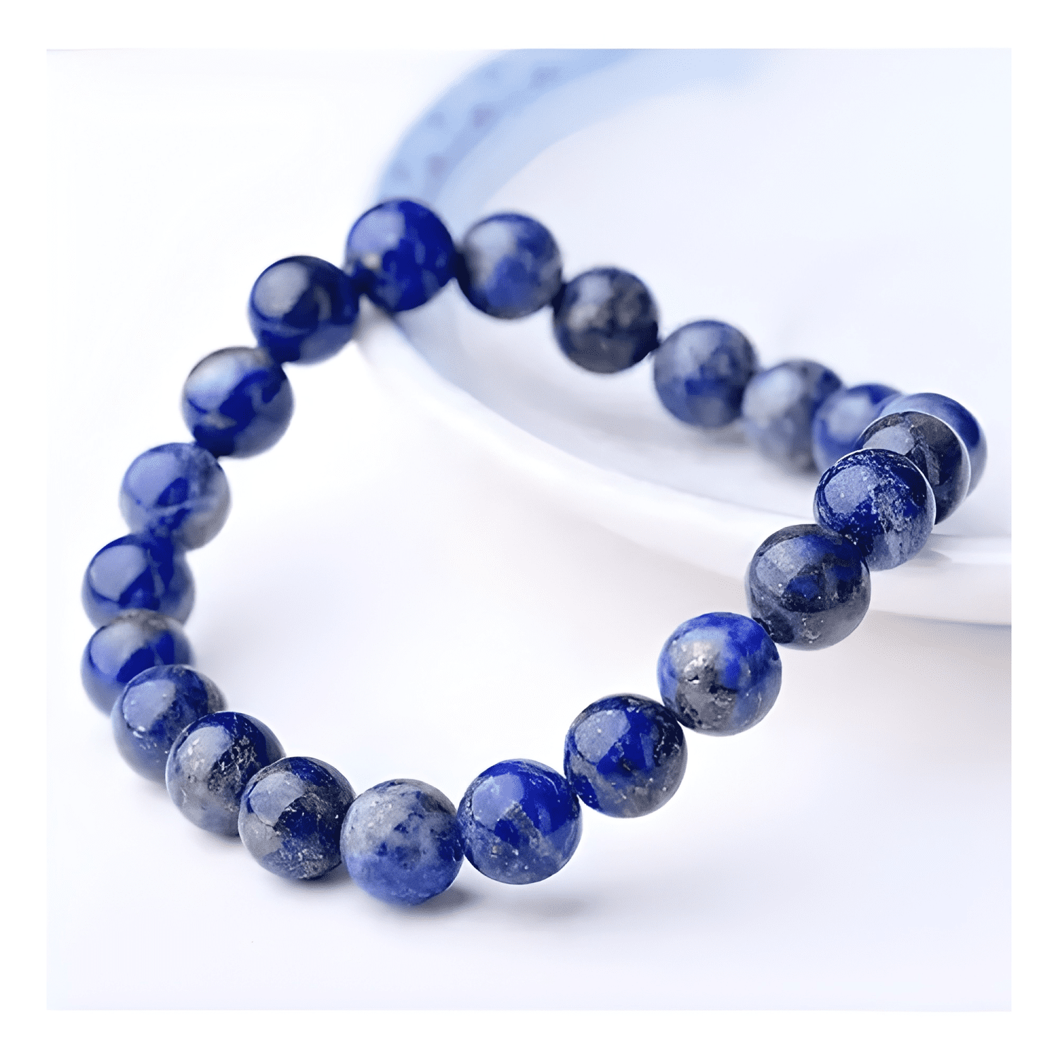 Pulsera lapislazuli original piedra sabiduría #20-1