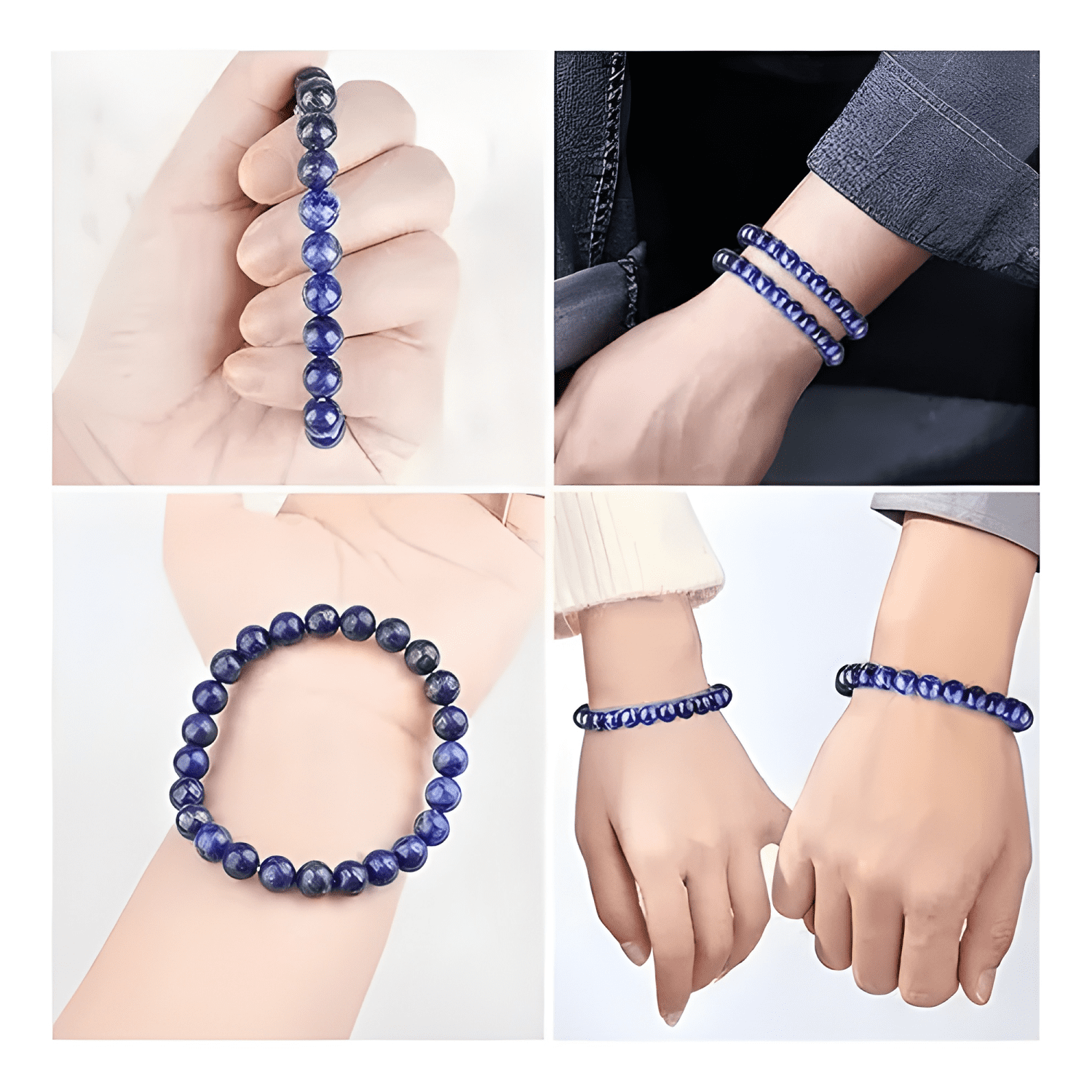 Pulsera lapislazuli original piedra sabiduría #20-3
