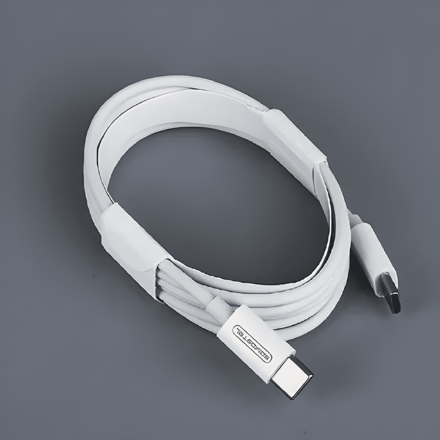 Cable USB tipo c a tipo c - de carga rápida - 1.2mts Blanco-2