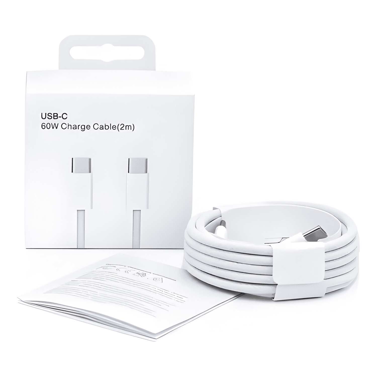 Cable USB c a USB c 2 m 60w carga rápida PD nylon trenzado-4