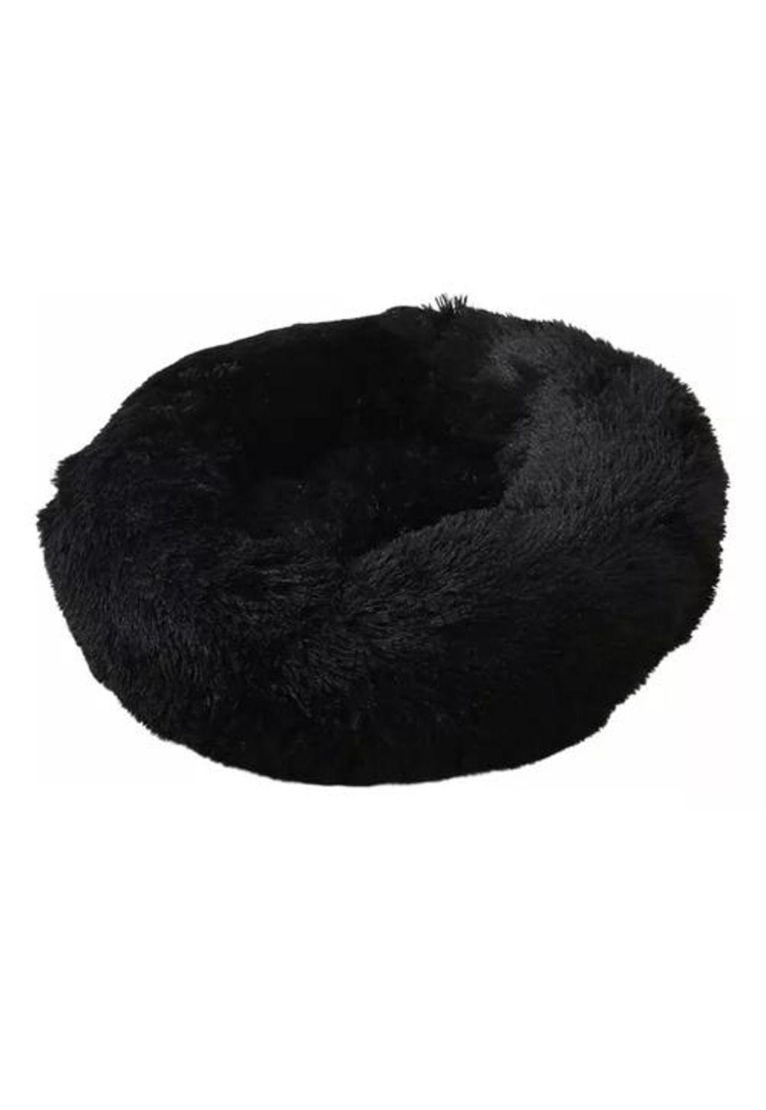 Cama para mascotas antiestrés 90 cm talla XXL negro-7