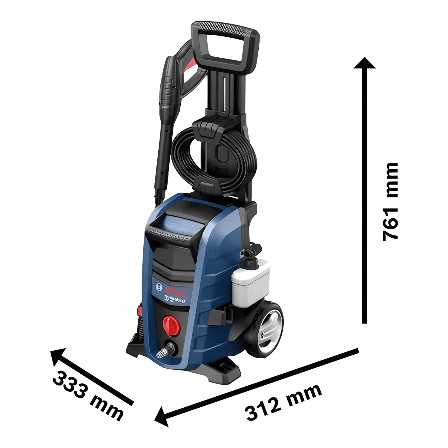 Hidrolavadora Bosch Ghp 200 2000 Psi Con Manguera 6 Azul-4