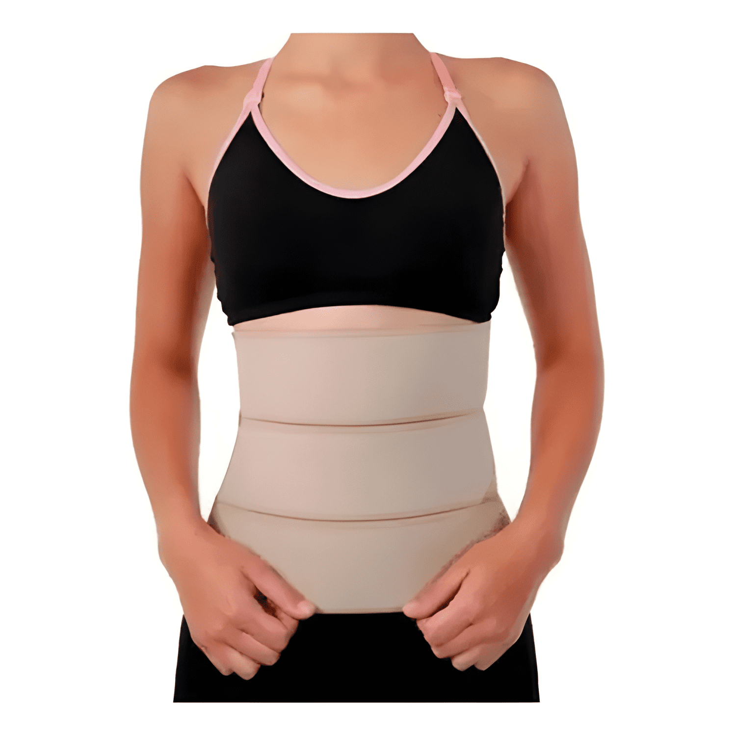 Faja 3 bandas postoperatoria abdominal todas tallas beige-1