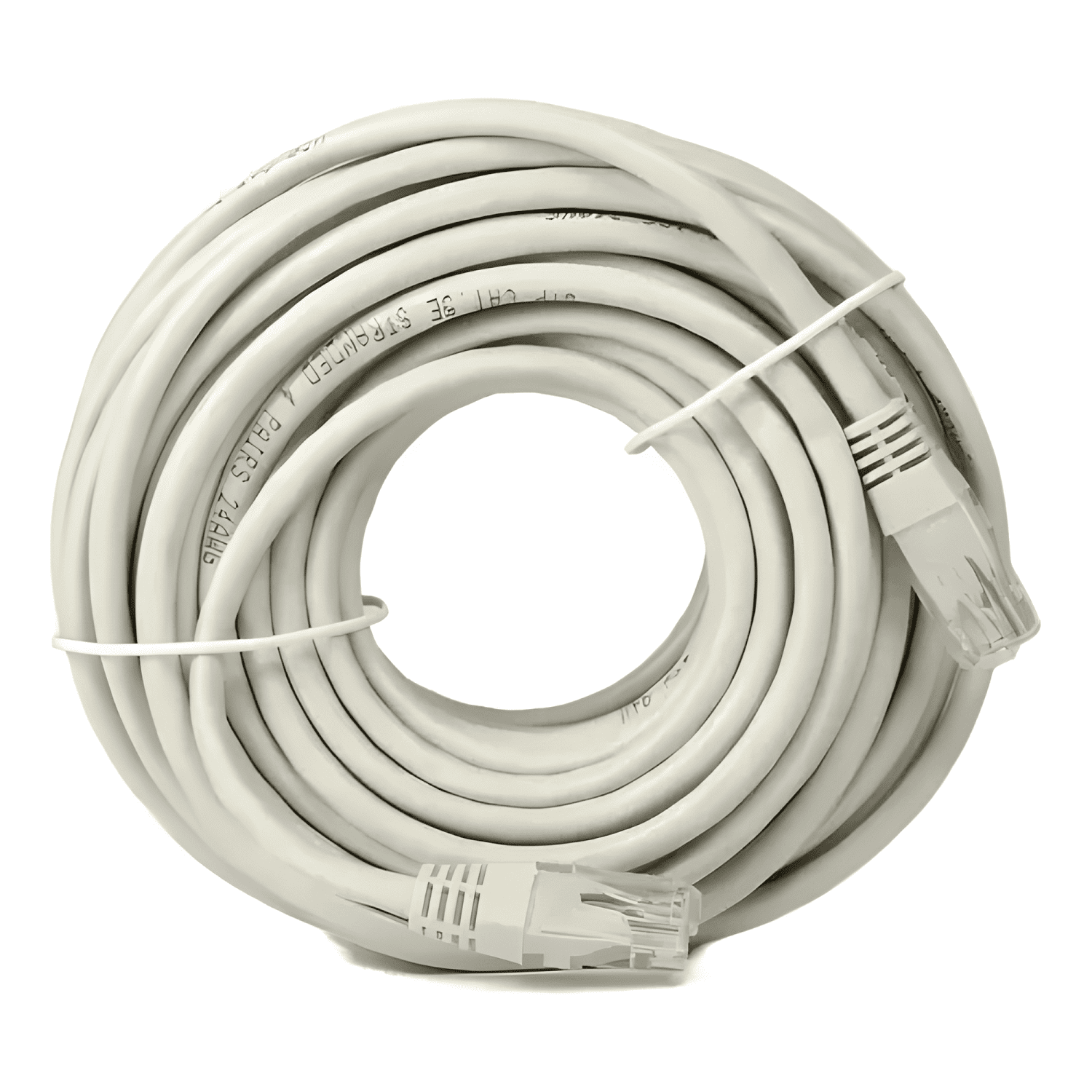 Cable De Red Categoría 5e, Color , 15 Metros Gris-0
