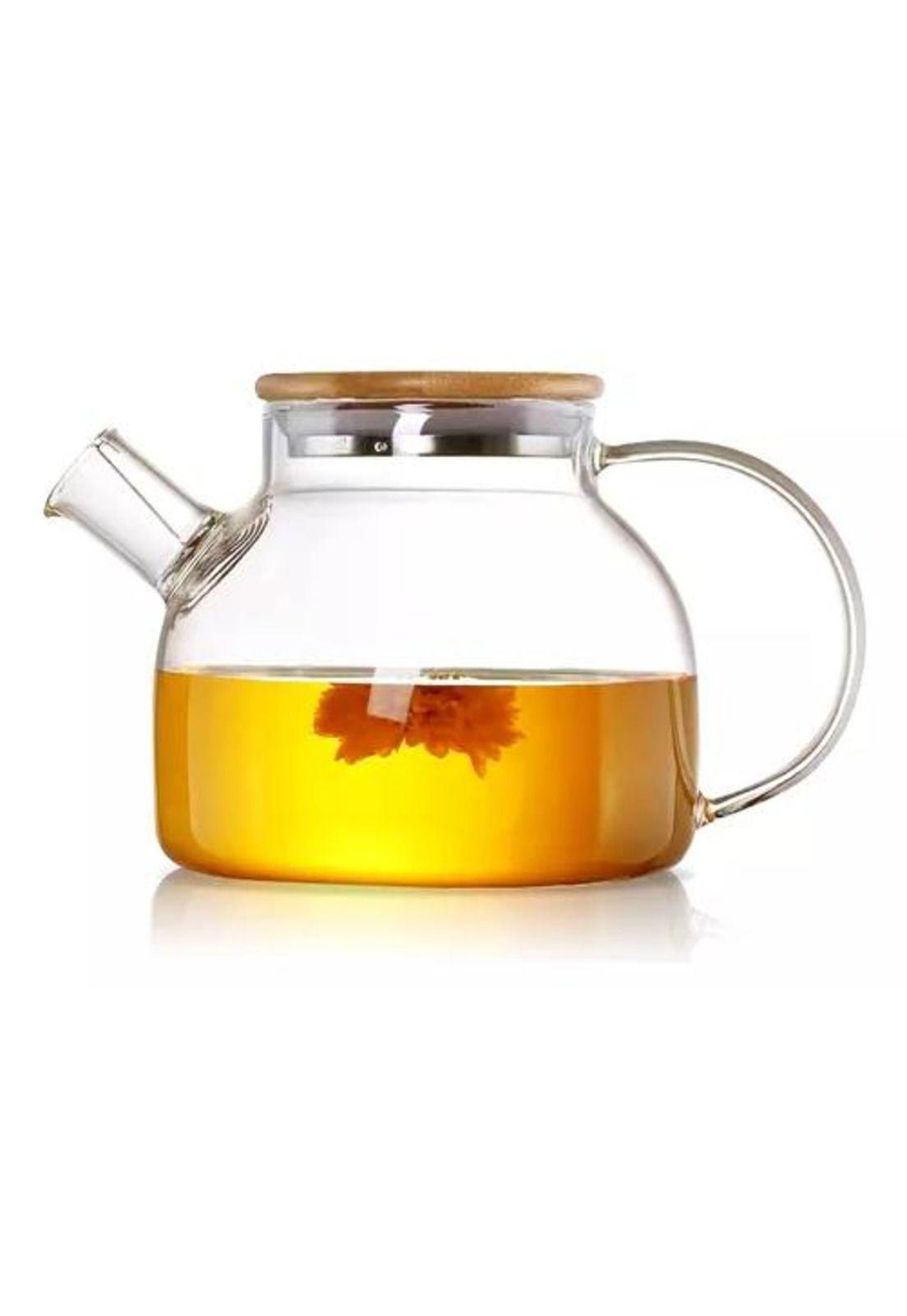 Tetera para Té - Vidrio Borosilicato, Resistente al Calor/frío, 1 L-0