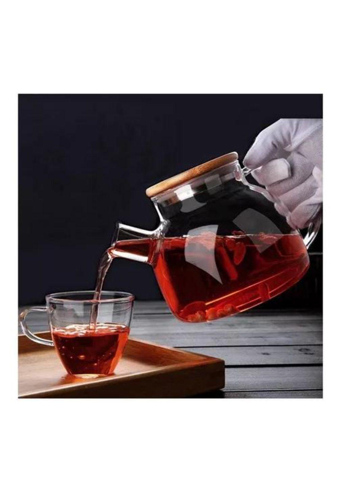 Tetera para Té - Vidrio Borosilicato, Resistente al Calor/frío, 1 L-3