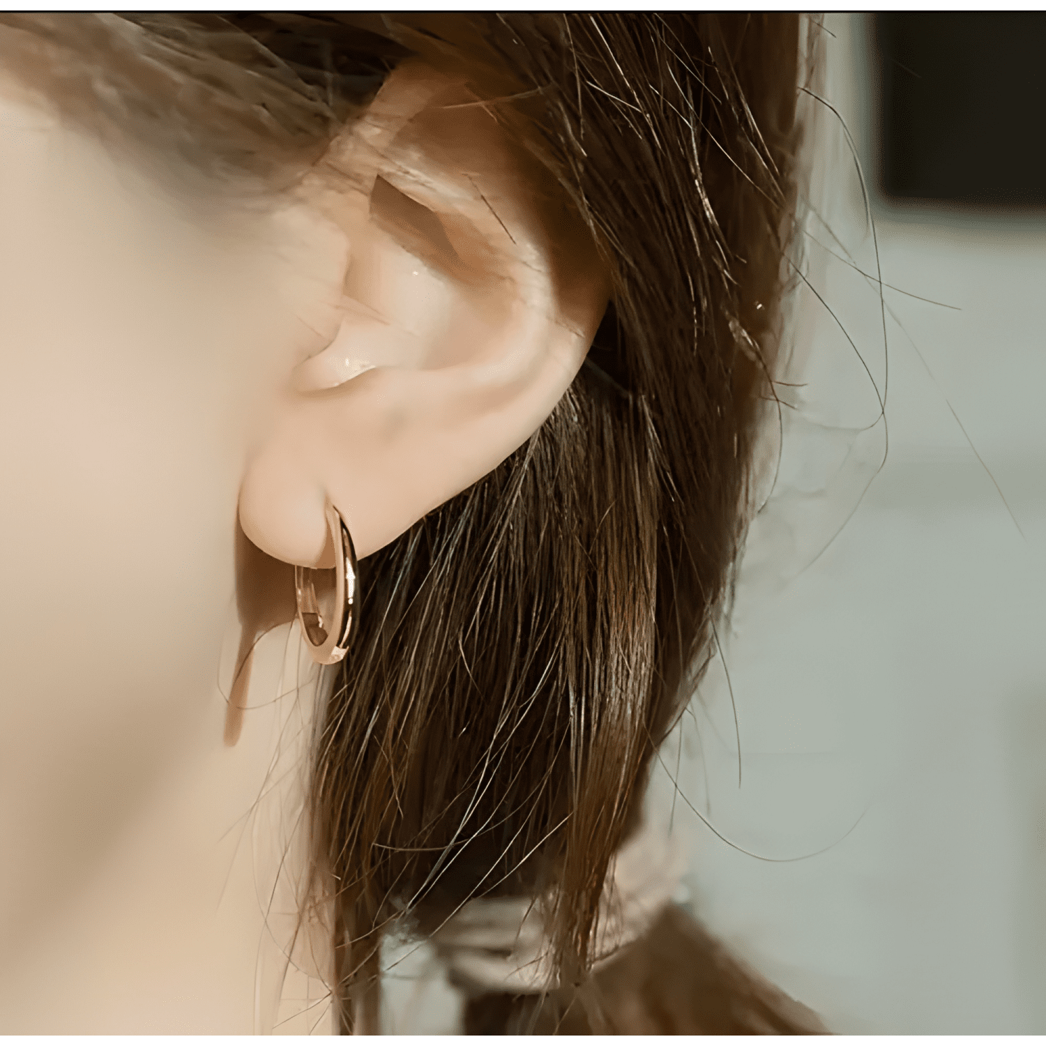 Aros Argolla Pequeños Elegantes Mujer-3