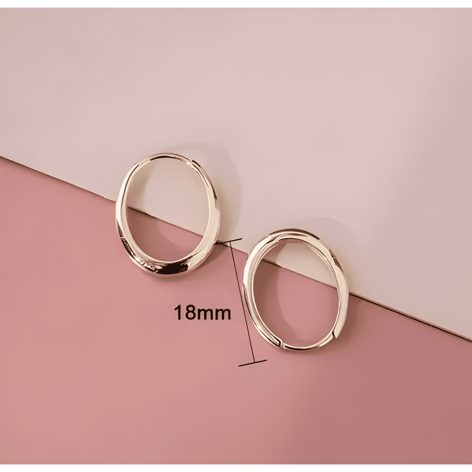 Aros Argolla Pequeños Elegantes Mujer-4