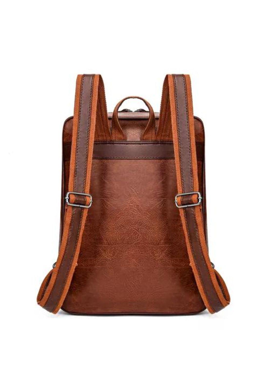 Mochila MV Movac Elite urbana, 22 L, de cuero ecológico para adultos-3