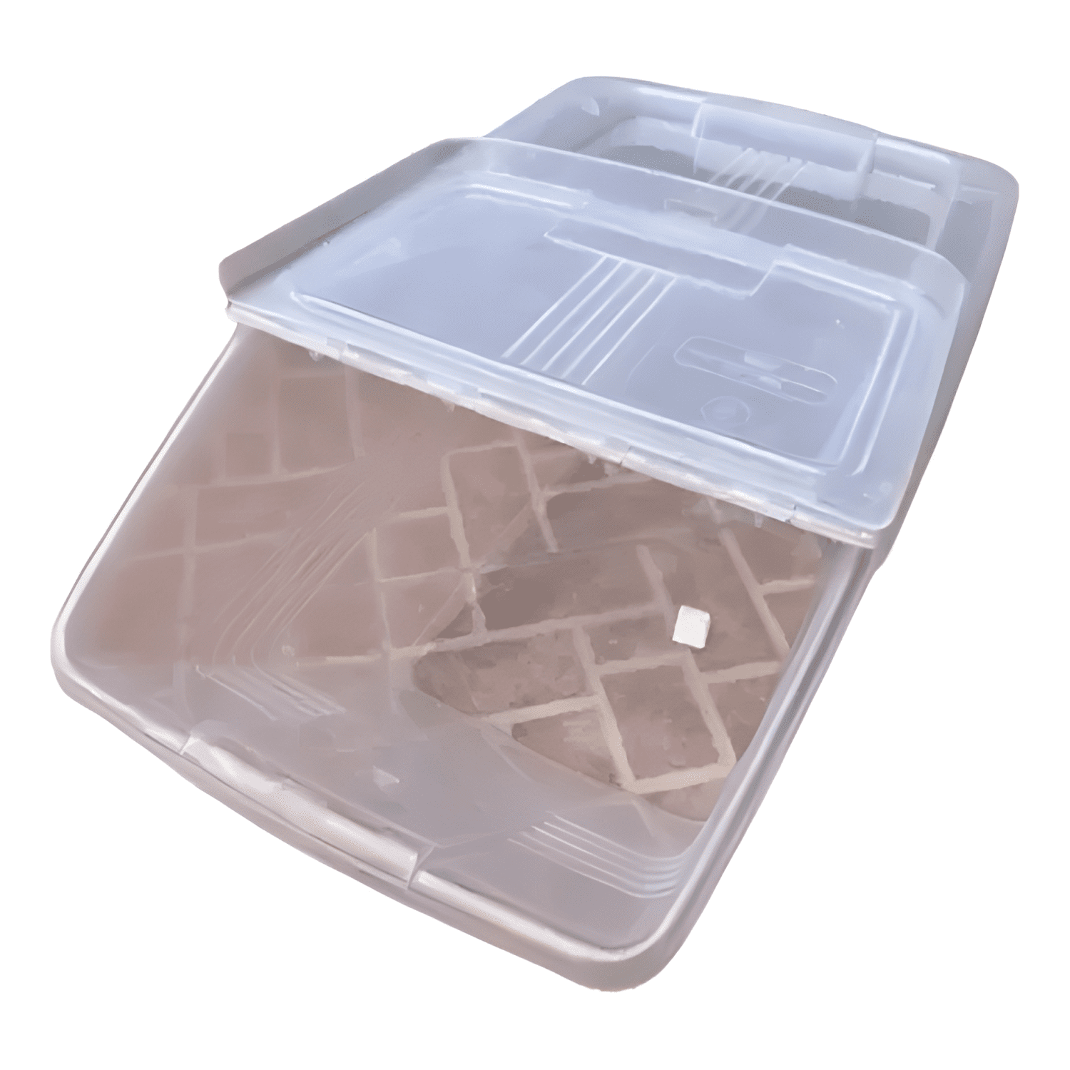 Contenedor caja plástica para alimentos 24 L, transparente-2