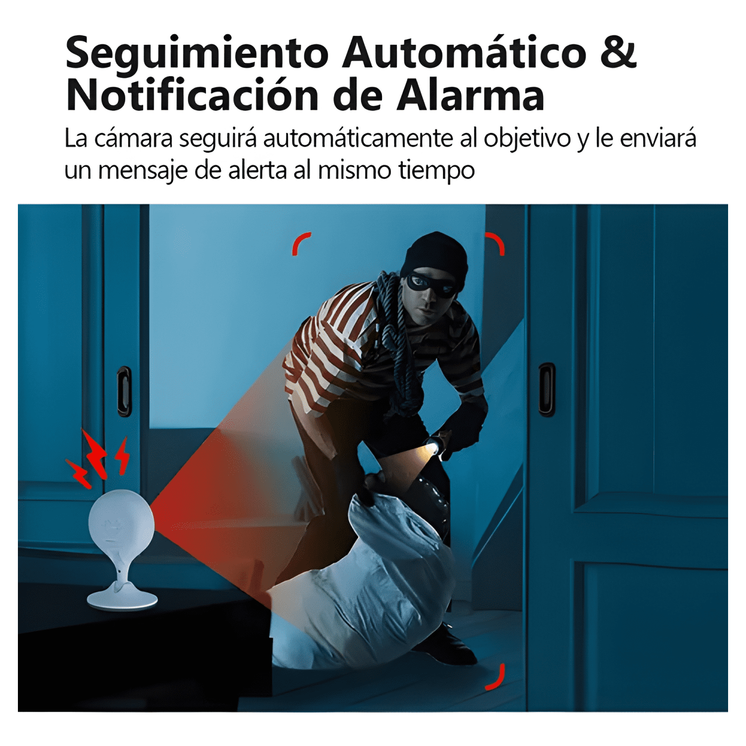 Camara Ip Imou Cue 2 2mp 2.8mm Audio Alarma Sirena Ai Ir10-4